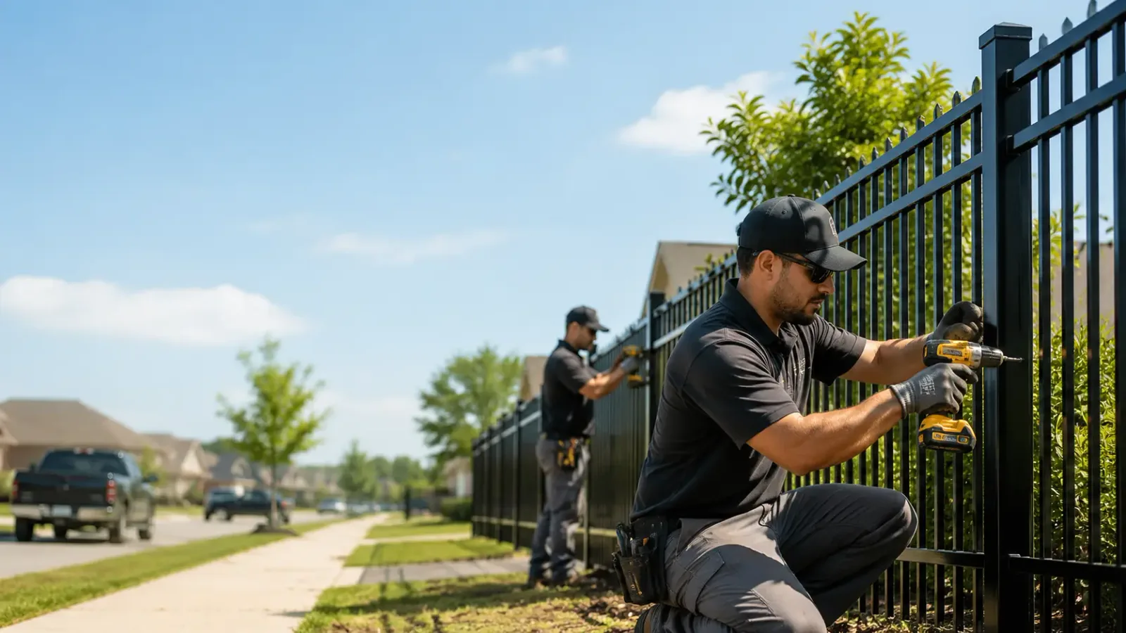 Metal Fence Installation in Gas, KS